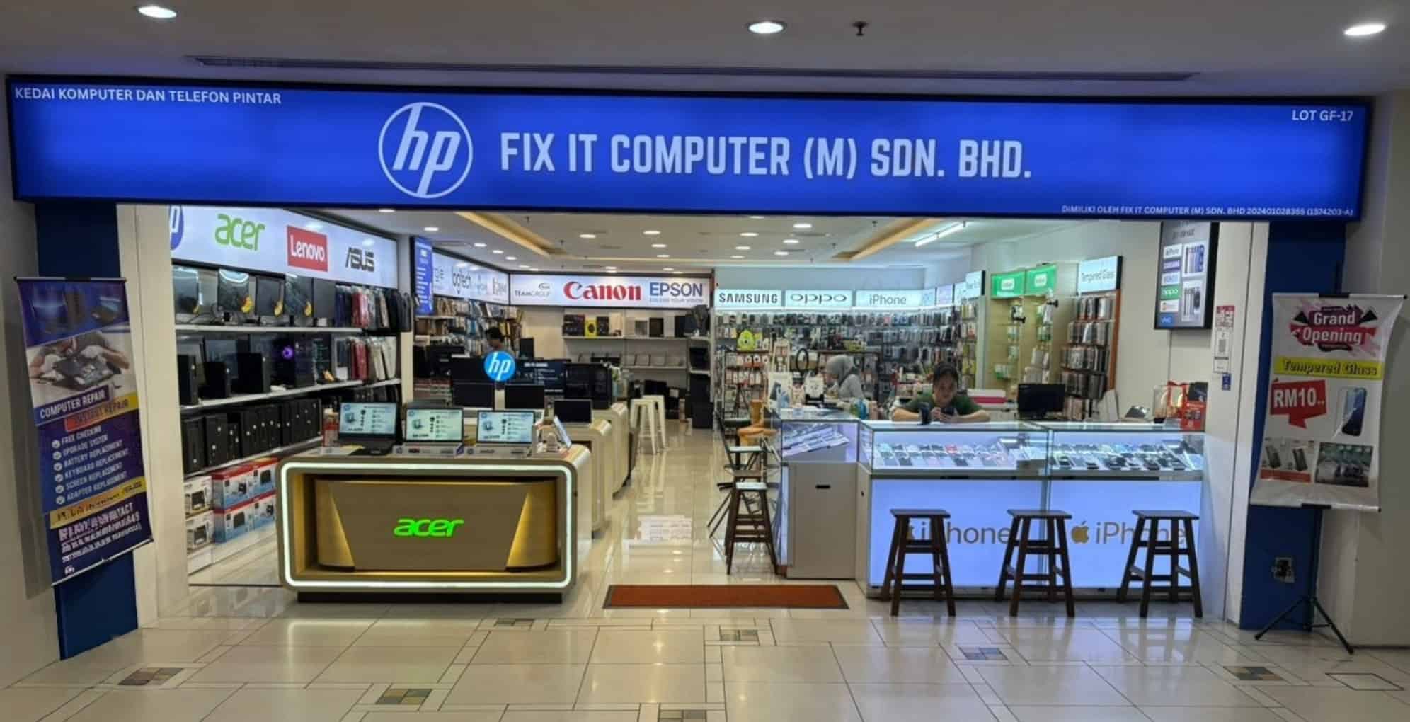 Fix It Computer Retail Store SACC Mall